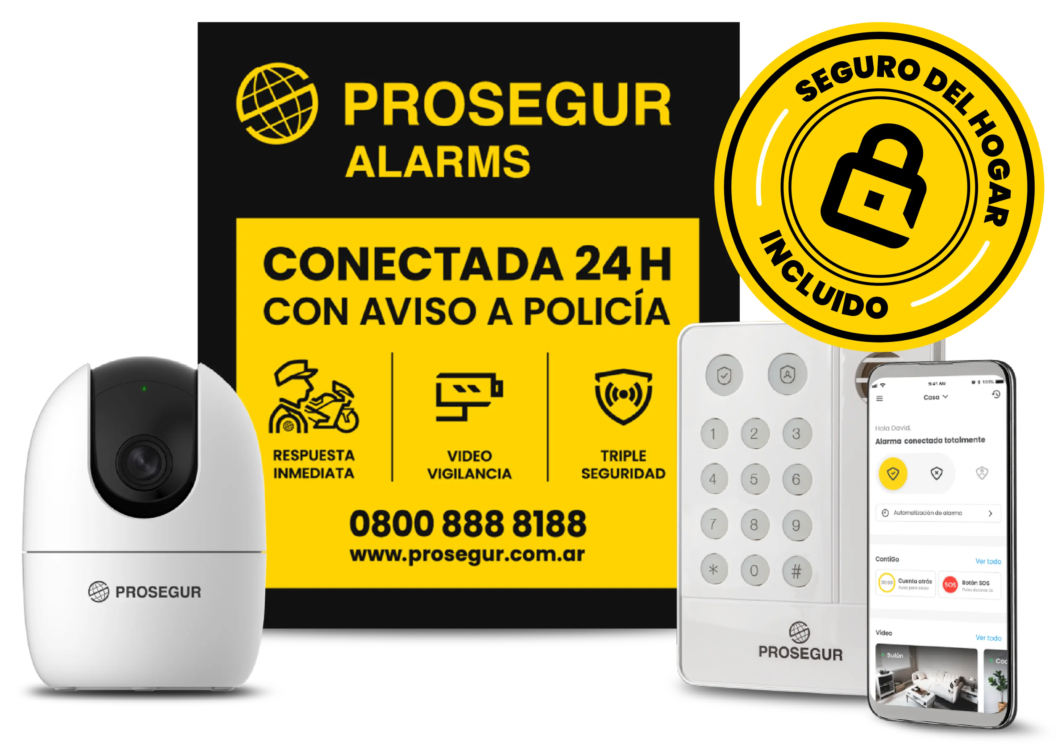 Kit Prosegur Alarmas Argentina